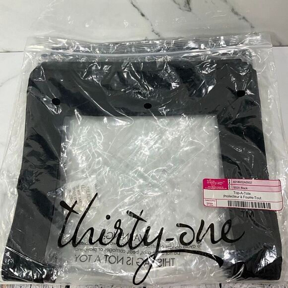 thirty-one Handbags - THIRTY-ONE Top-A-Tote Lid Black